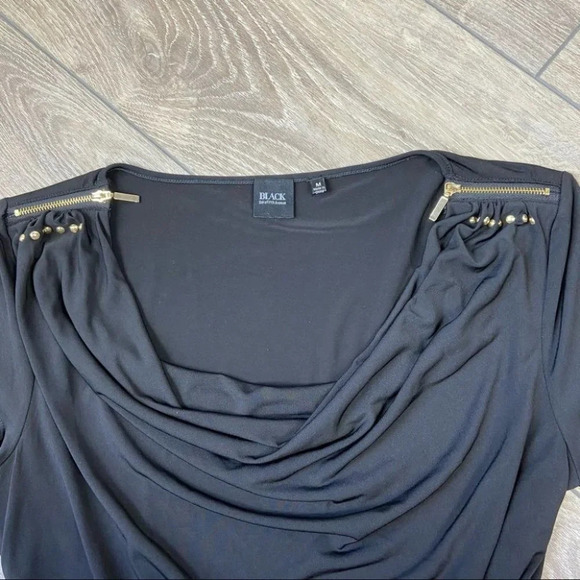 Saks Fifth Avenue  Black Label Cowl Neck Blouse - Picture 8 of 13